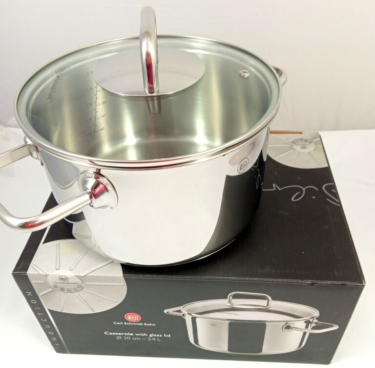 GARNEK STALOWY CARL SCHMIDT SOHN 20CM 3,4L