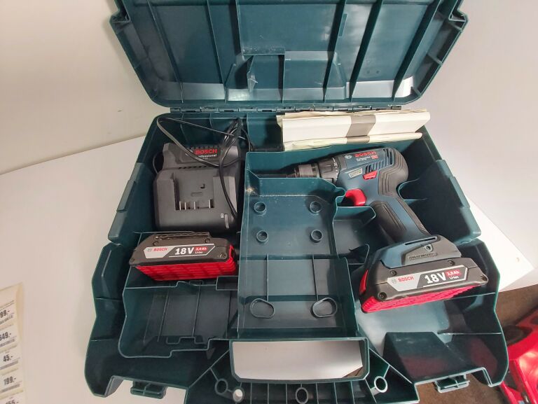 BOSCH WKRĘTARKA GSR 18V-50 2X2.0 AH