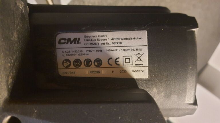 CMI PIŁA UKOSOWA 1450W 210 MM