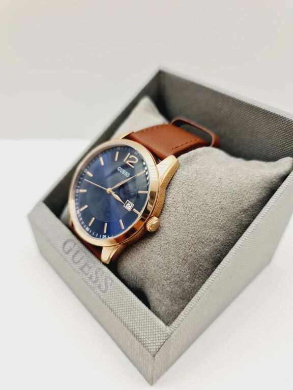 ZEGAREK MĘSKI GUESS W1186G3 ZŁOTO BRĄZOWY