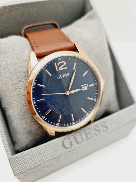 ZEGAREK MĘSKI GUESS W1186G3 ZŁOTO BRĄZOWY