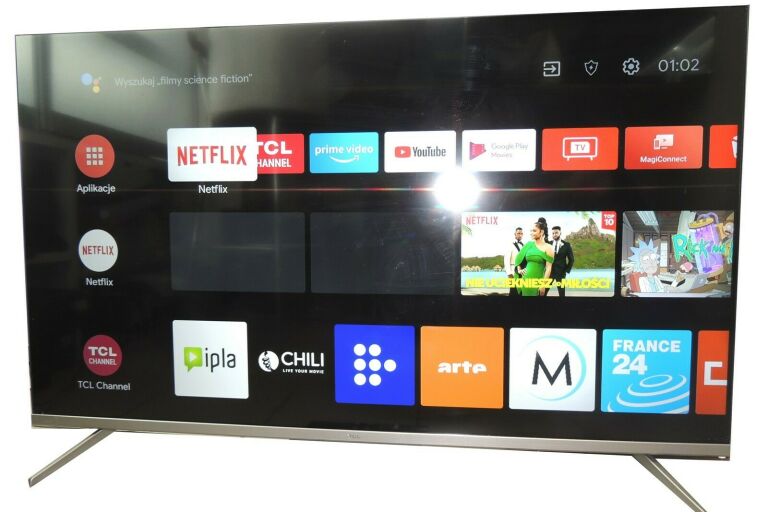 TELEWIZOR LED TCL 50P715 4K UHD 50"