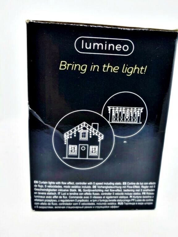 LAMPKI BALKONOWE LUMINEO 420 KURTYNA LED LUMINEO
