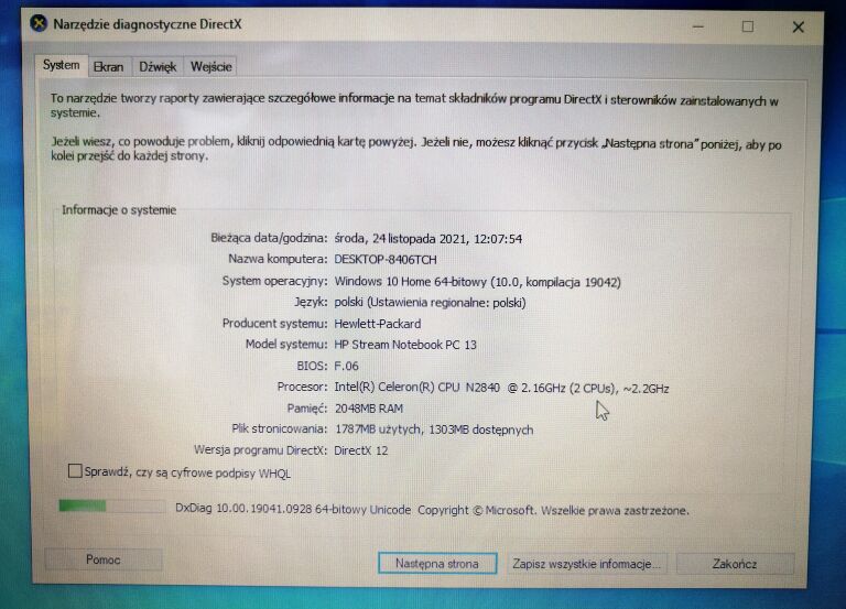 LAPTOP HP STREAM 13 C002DX