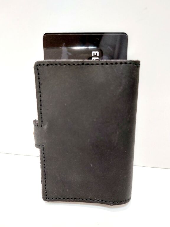 PORTFEL SMART WALLET CZARNY NA KARTY