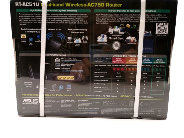 ROUTER ASUS RT-AC51U AC750