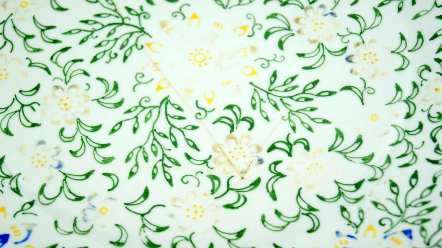 recznie-malowany-talerz-cepelia-opole-chodziez-stan-do-renowacji