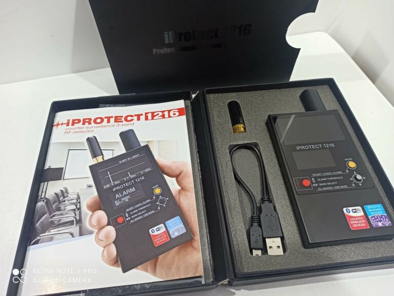 WYKRYWACZ PODSŁUCHÓW 3-PASMOWY IPROTECT 1216