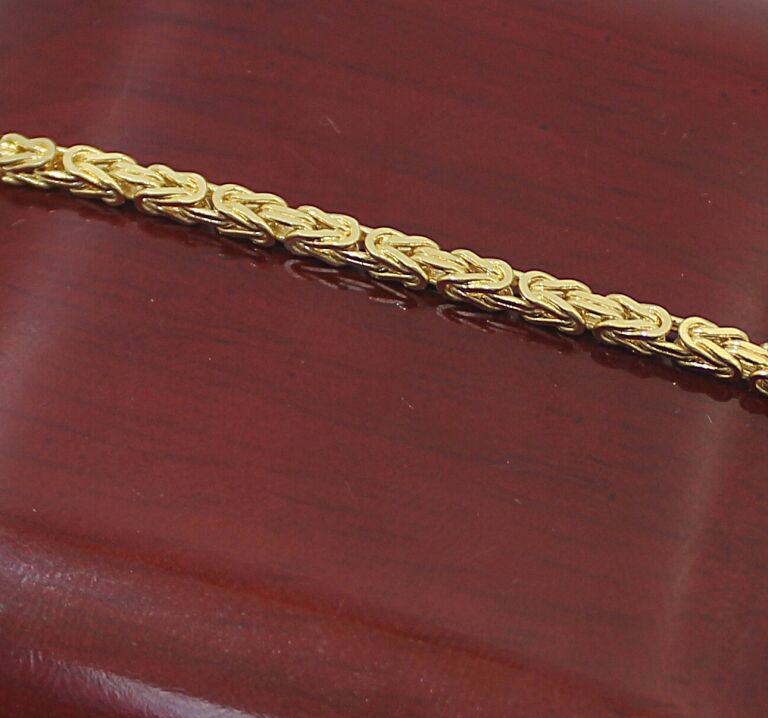CUDOWNY ŁAŃCUSZEK SPLOT KRÓLEWSKI 16,73G 585 60CM