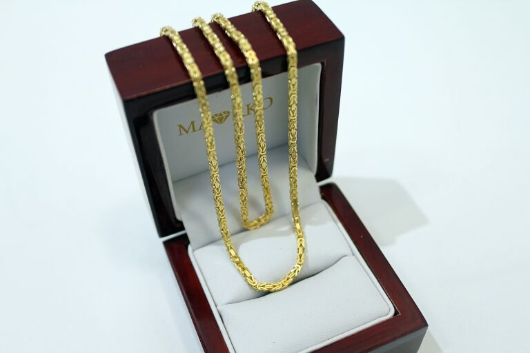 cudowny-lancuszek-splot-krolewski-1673g-585-60cm-stan-powystawowy