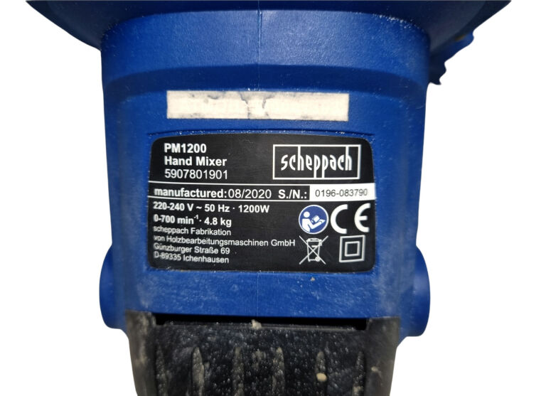 MIESZADŁO SCHEPPACH PM1200 MIESZARKA 1200W