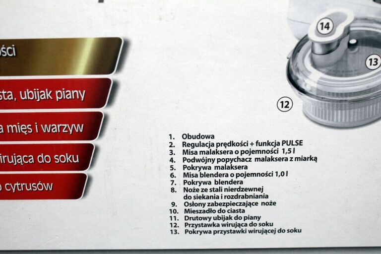 ROBOT KUCHENNY MPM KASIA PLUS / PUDEŁKO