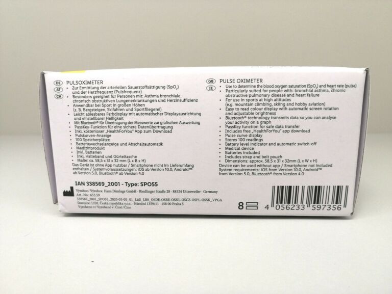 pulsoksymetr-silvercrest-spo55-bluetooth-funkcje-wskaznik-poziomu-baterii