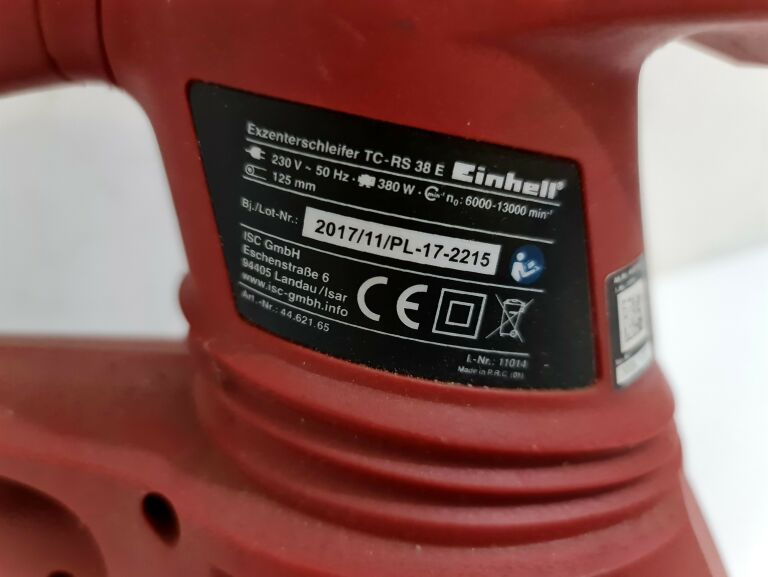EINHELL TC-RS 38E 380W SZLIFIERKA MIMOŚRODOWA