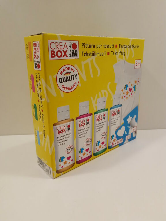 ZESTAW FARB DO TKANIN -  CREA BOX