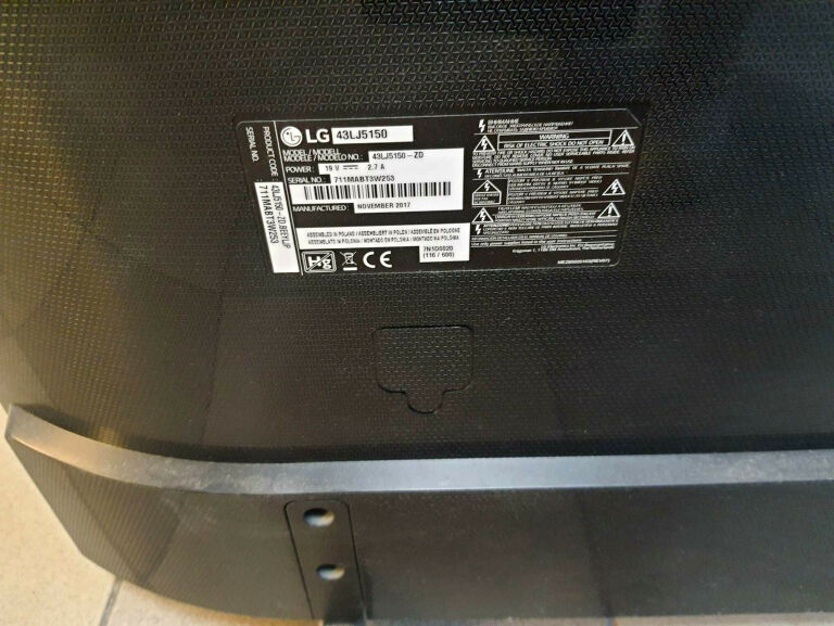 TELEWIZOR LG 43LJ5150