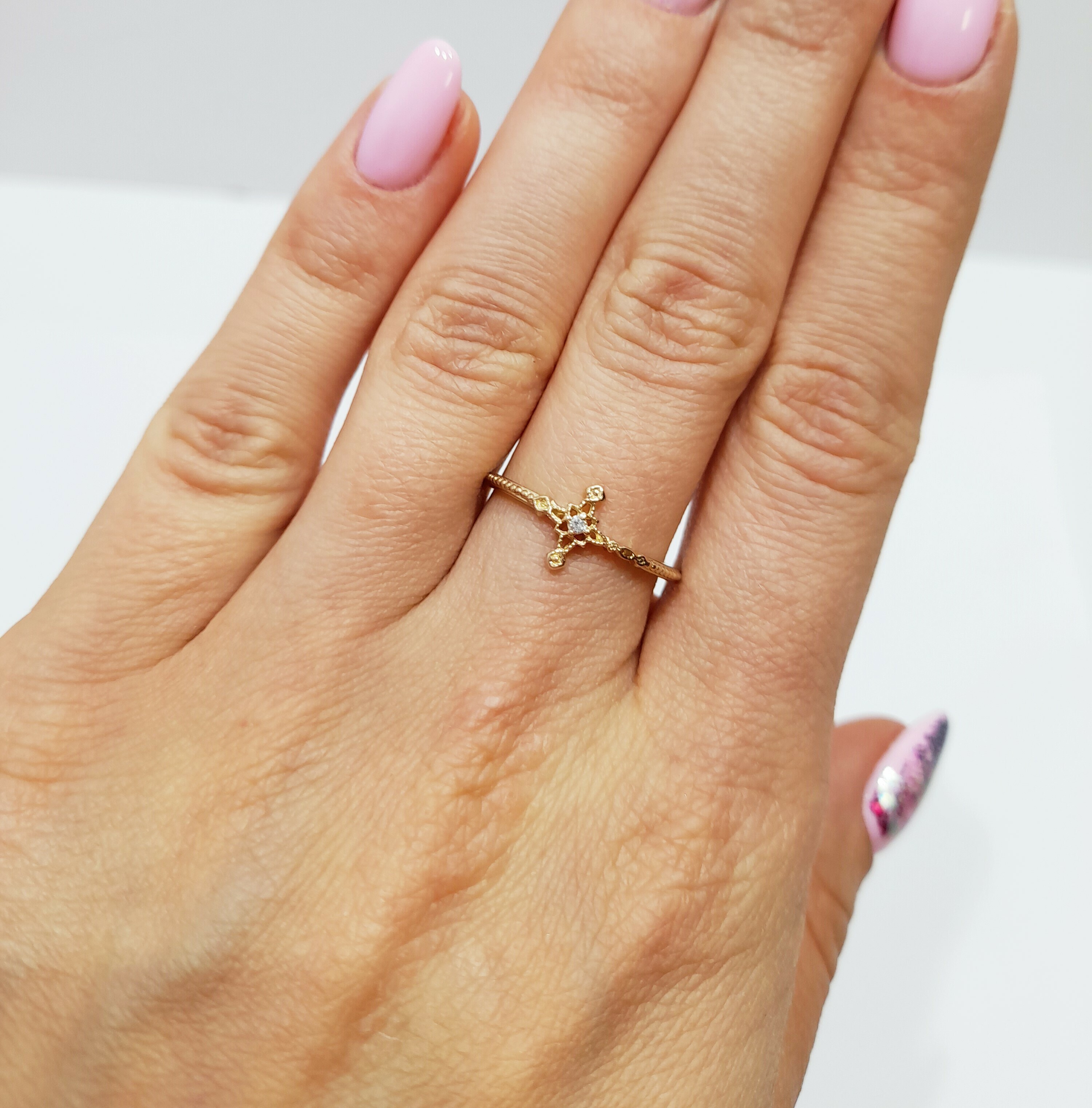 14-k-zloty-pierscionek-krzyz-biala-cyrkonia-122g-rodzaj-2205-2