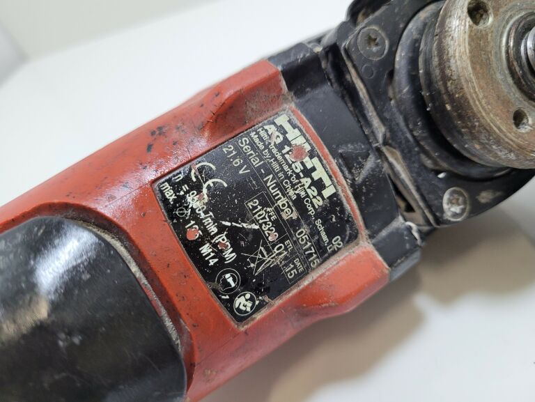 AKUMULATOROWA SZLIFIERKA KĄTOWA HILTI AG 125-A22