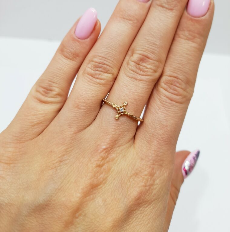 14-k-zloty-pierscionek-krzyz-biala-cyrkonia-122g-rodzaj-2205-2