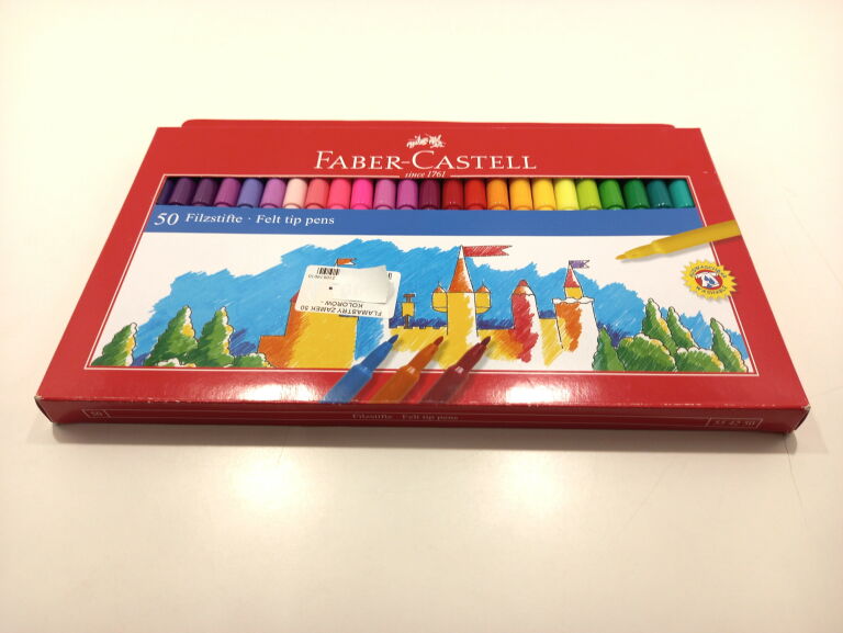 FLAMASTRY ZAMEK 50 KOLORÓW - FABER-CASTELL