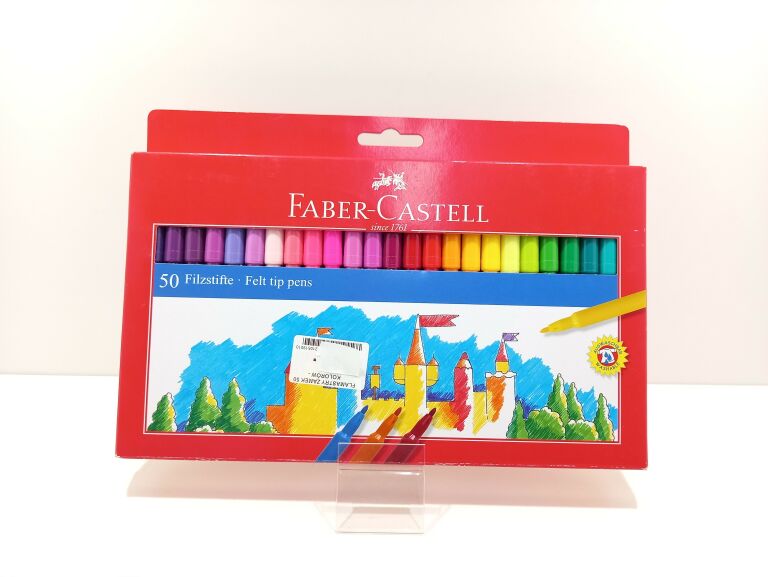 FLAMASTRY ZAMEK 50 KOLORÓW - FABER-CASTELL