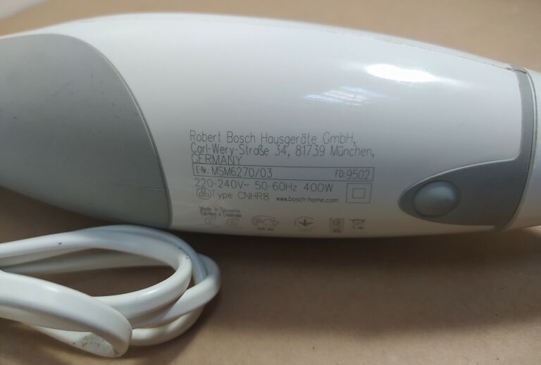 BLENDER RĘCZNY BOSCH CNHR8 MSM62070 400W