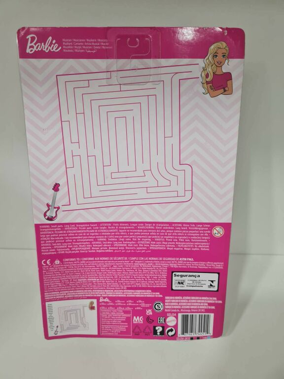 BARBIE GWIAZDA ROCKA Z GITARĄ GDJ34