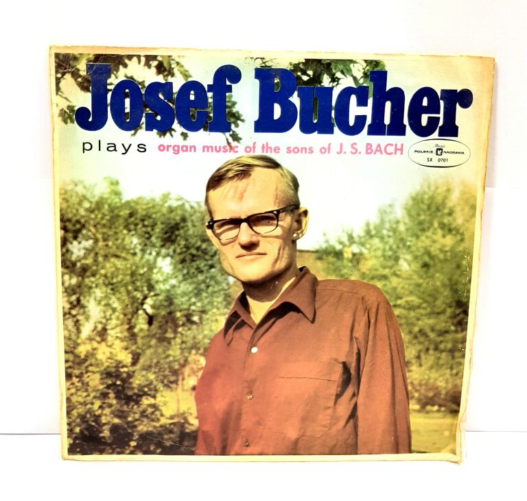 PŁYTA WINELOWA JOSEF BUCHER PLAYS ORGAN MUSIC