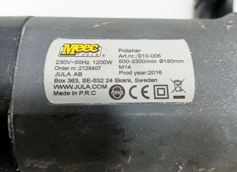 POLERKA ELEKTRYCZNA 180 MM 1200 W MEEC TOOLS
