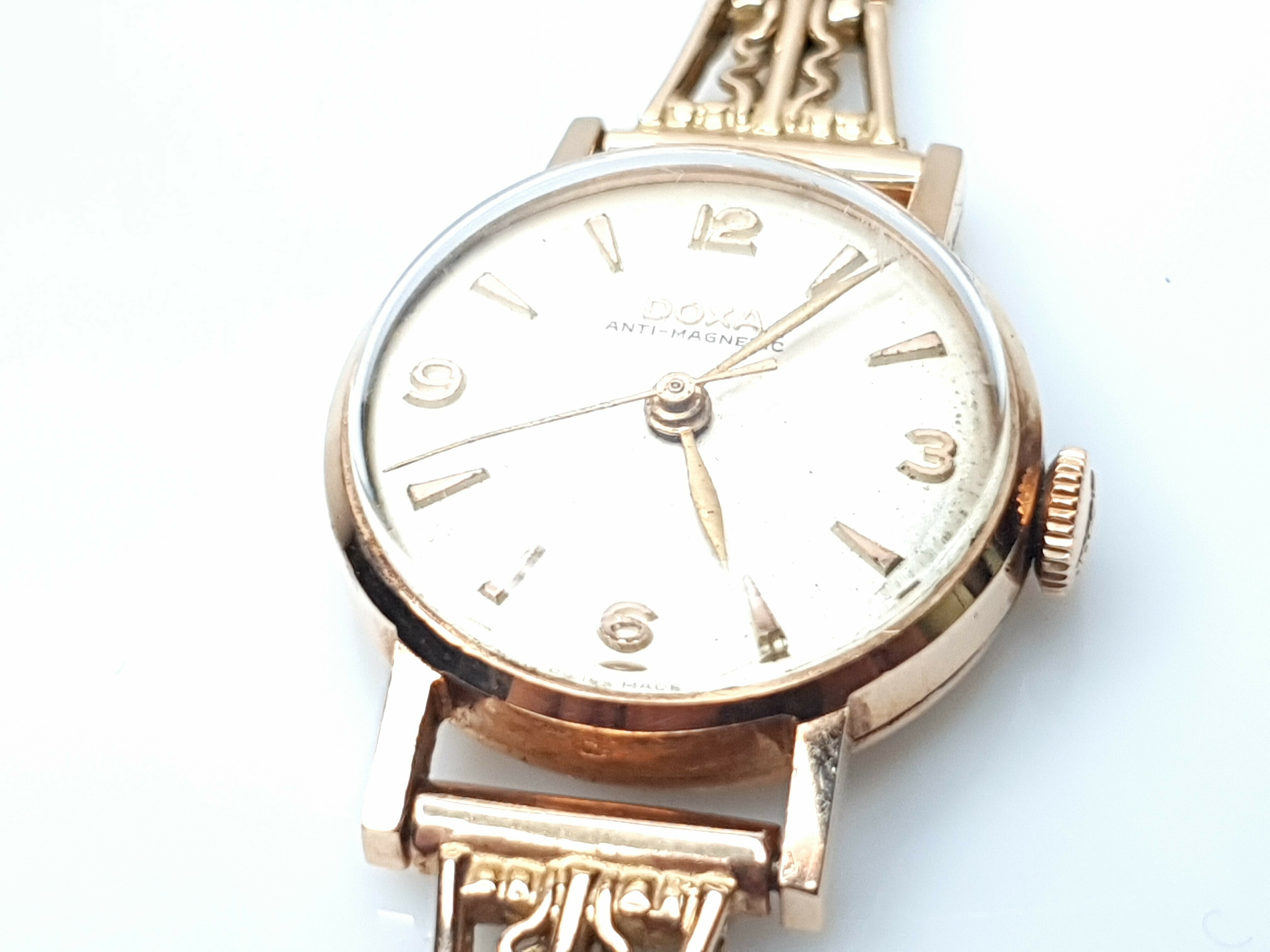 oryginalny-zloty-zegarek-doxa-13716-14k-2318g-rodzaj-paska-bransoleta