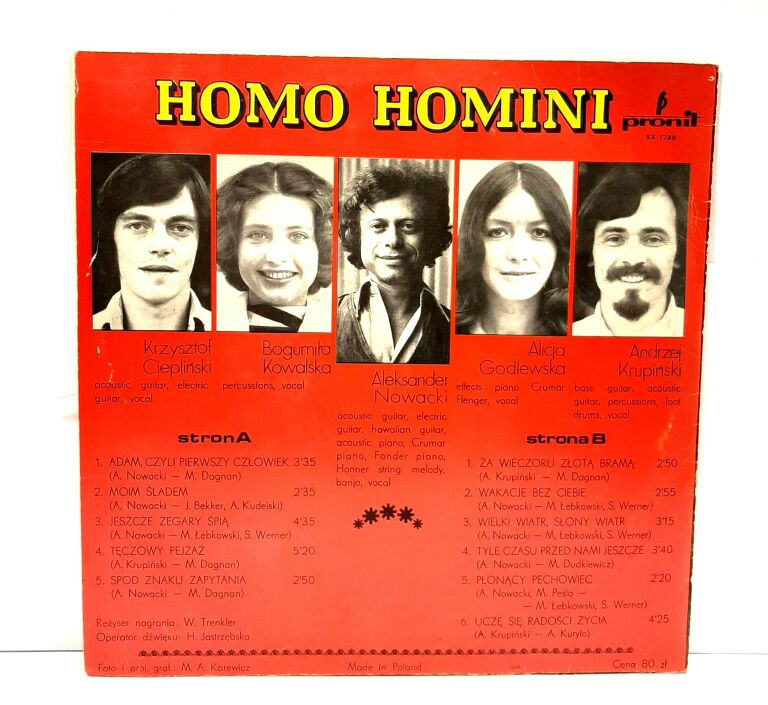 PŁYTA WINYLOWA HOMO HOMINI 4
