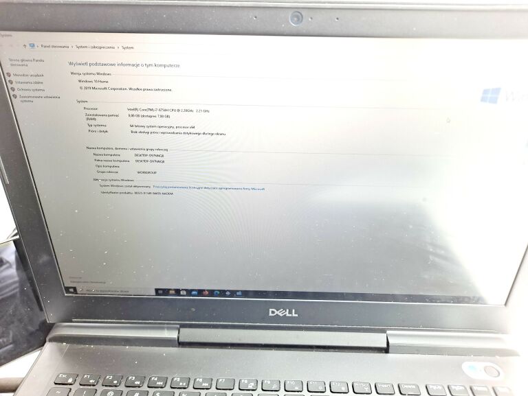 EKSTRA LAPTOP GAMINGOWY DELL G5 5587 I7 128GB