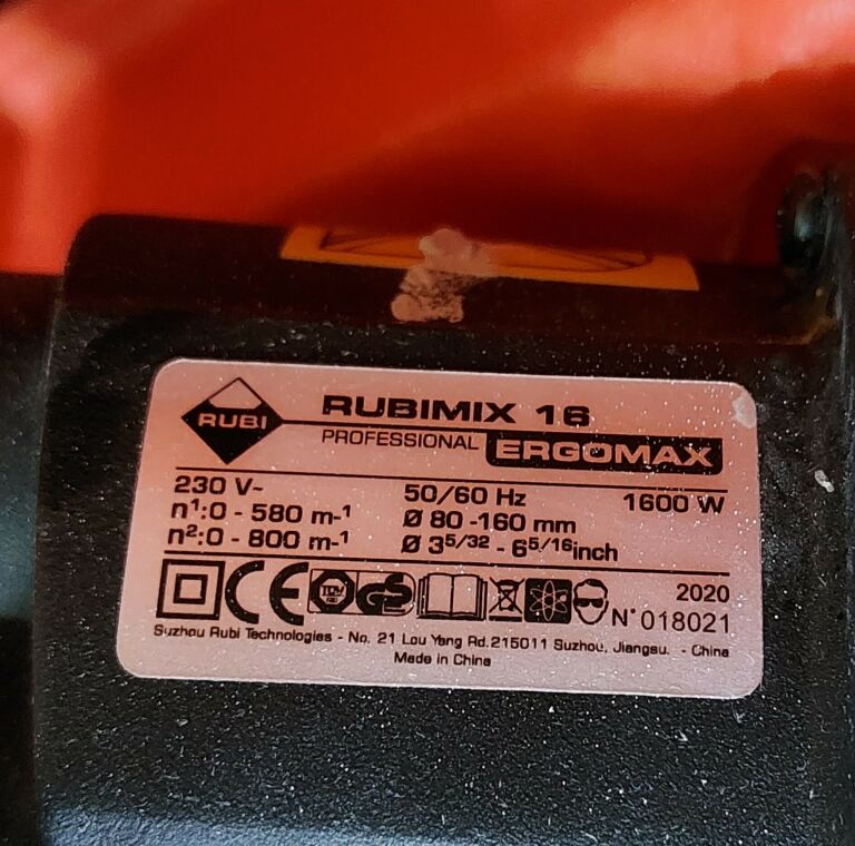 MIESZARKA RUBI RUBIMIX-16 SPRAWNA! POLECAM !