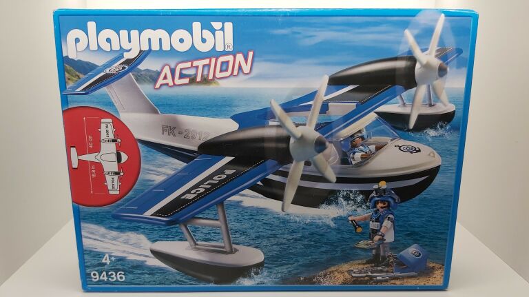 PLAYMOBIL ACTION 9436 - POLICYJNY SAMOLOT