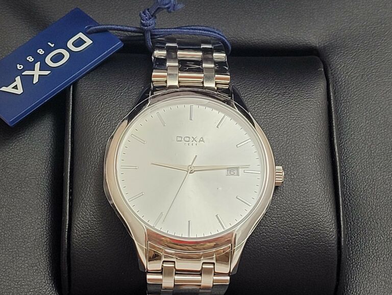 ZEGAREK DOXA 215.10/PUDEŁKO/ GWARANCJA/ + PASEK
