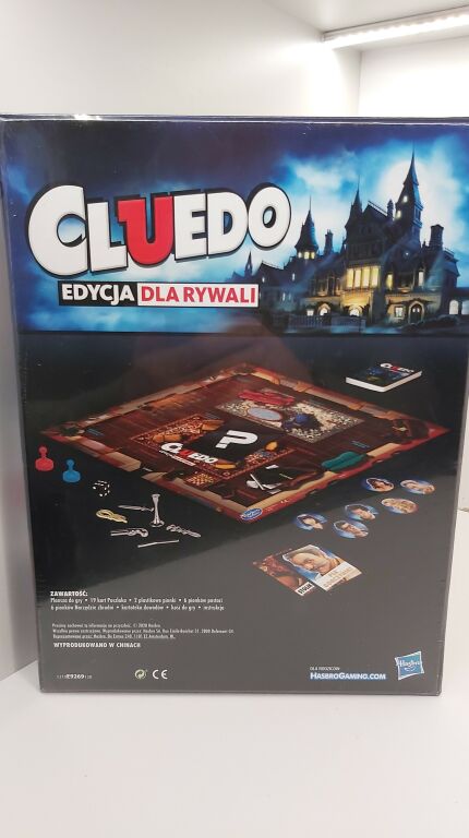 HASBRO GRA CLUEDO EDYCJA DLA RYWALI PL E9269