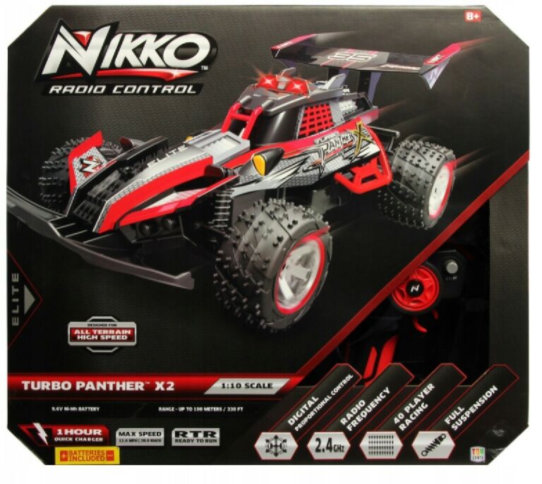 SAMOCHÓD ZDALNIE  STEROWANY NIKKO TURBO PANTHER X