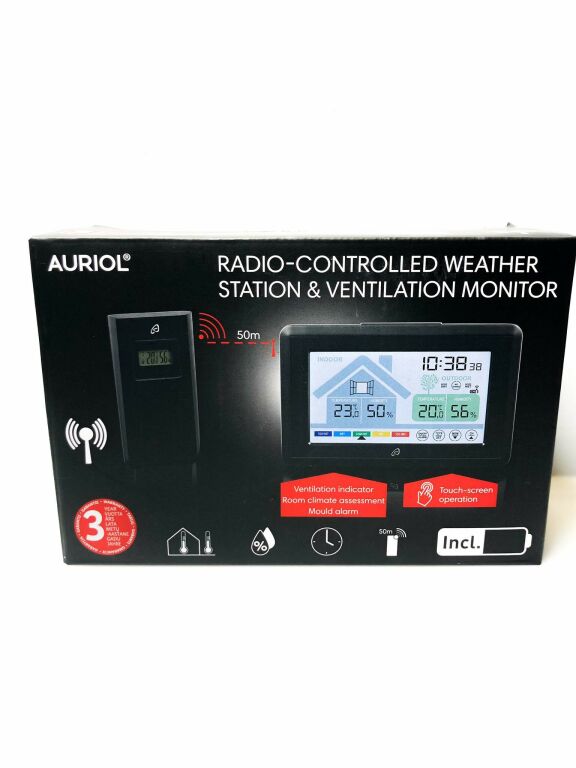 AURIOL RADIO-CONTROLLED WEATHER STATION