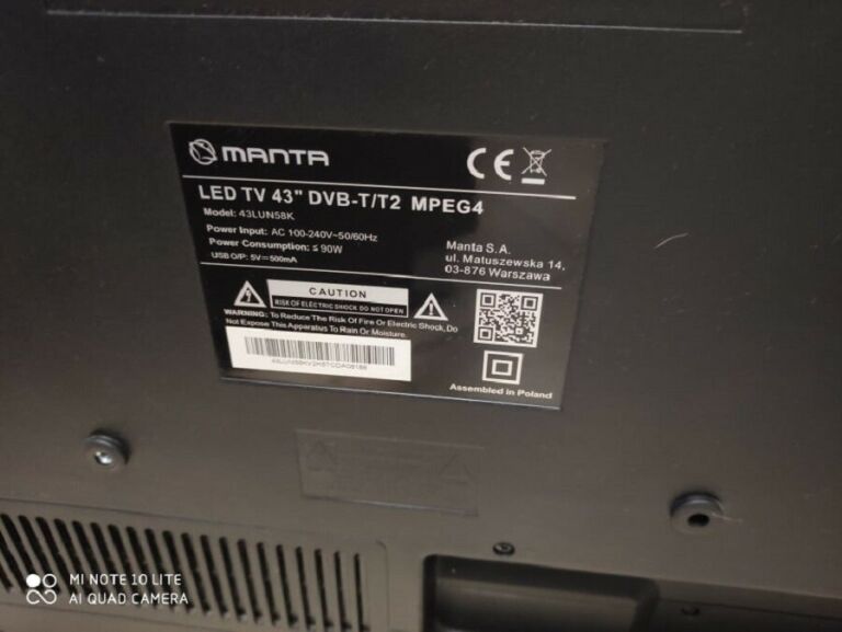 TV MANTA 43LUN58K