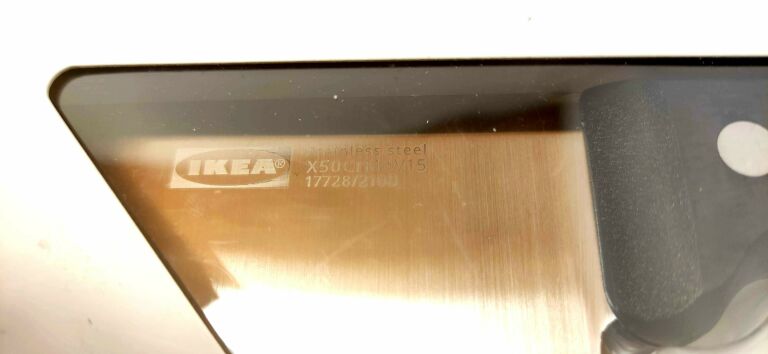 NÓŻ KUCHENNY IKEA VARDAGEN SZEFA KUCHNI ZE STALI