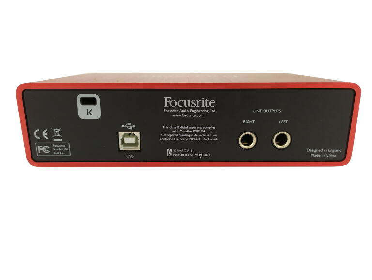 ZESTAW INTERFEJS FOCUSRITE SCARLETT 2I2 2GEN