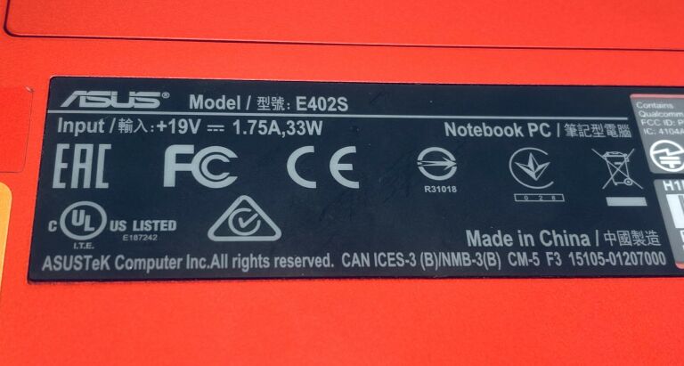 LAPTOP ASUS E402S