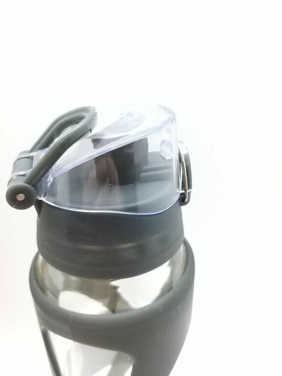 BUTELKA BINO GLASS BOTTLE 650 ML SZARA