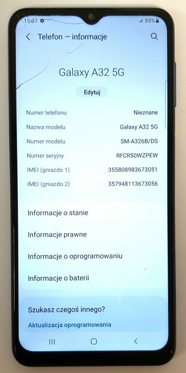 TELEFON SAMSUNG GALAXY A32 5G 4/64GB KOMPLET PLUS