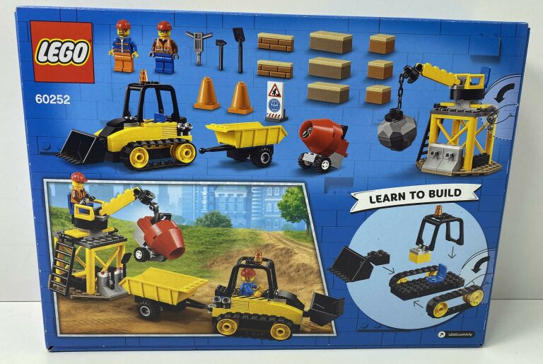 ZESTAW LEGO CITY BULDOŻER BUDOWLANY 60252