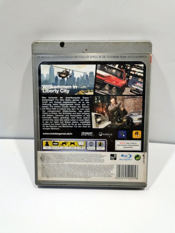 GTA GRAND THEFT AUTO IV 4 PS3