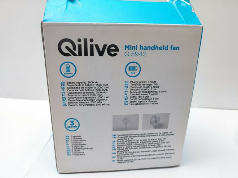 WENTYLATOR RĘCZNY QILIVE Q.5942