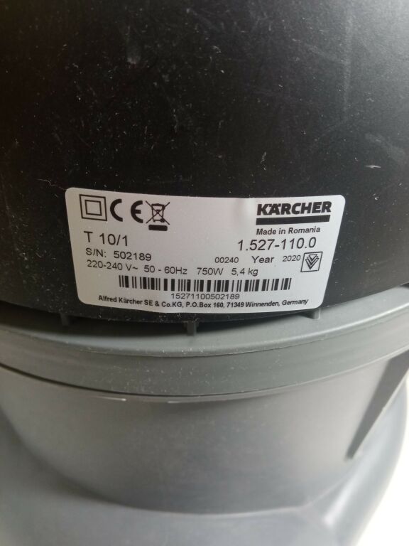 ODKURZACZ KARCHER T10/1 PROFESSIONAL 750W