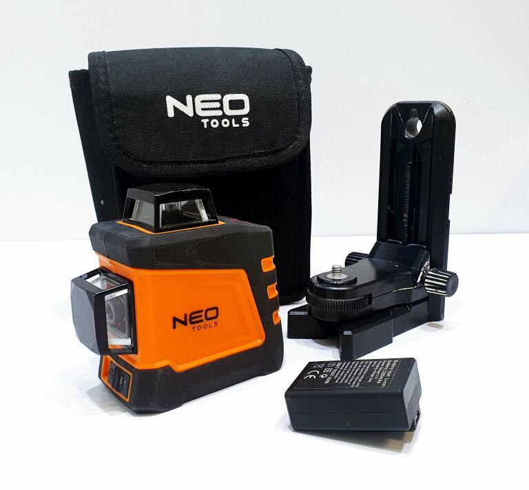 LASER KRZYŻOWY NEO TOOLS 75-108 3D ZIELONA 75-108