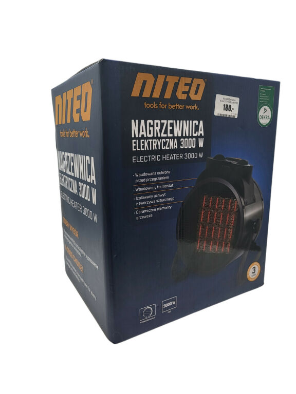 NAGRZEWNICA ELEKTRYCZNA NITEO TOOLS 3000W